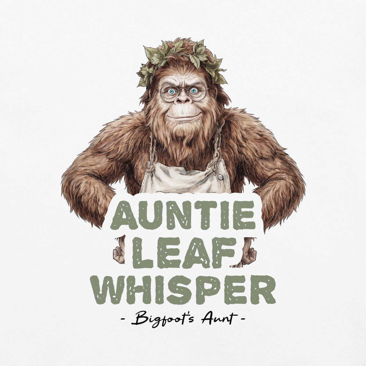 Bigfoot Shirt for Tea Lovers and Calm Souls | Silence Isn't Empty Sugar