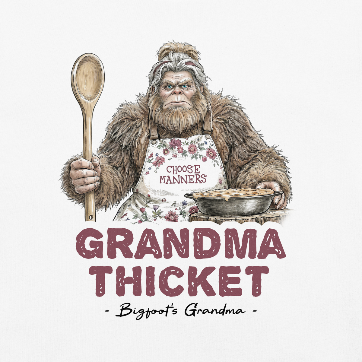 Bigfoot Shirt for Old-Fashioned Souls | Manners Matter