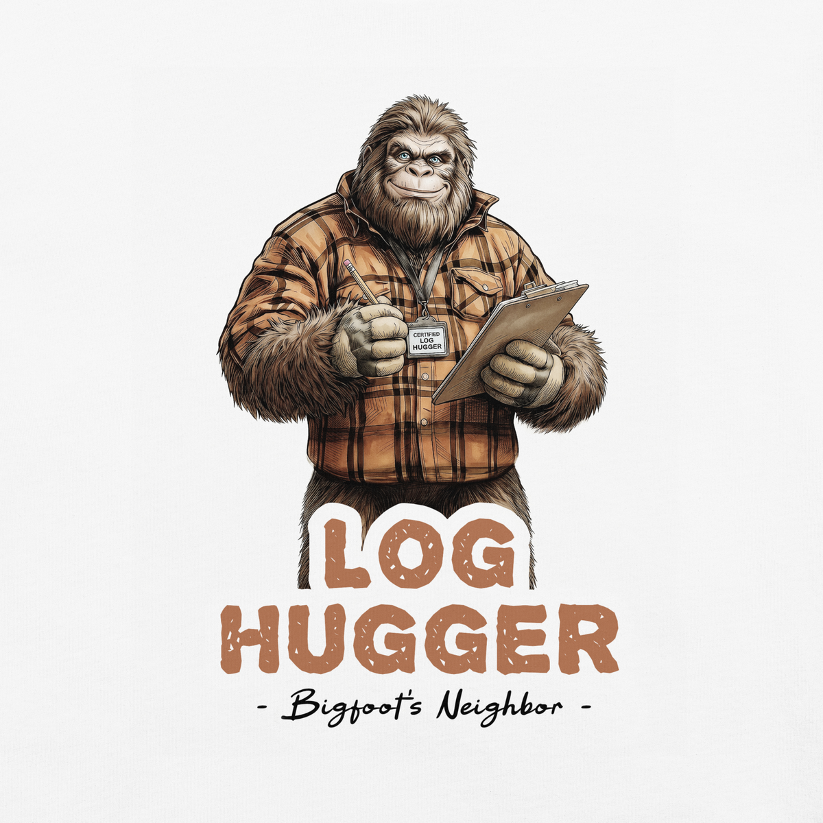 Bigfoot Shirt for Tree Huggers | Certified Tree Hugger