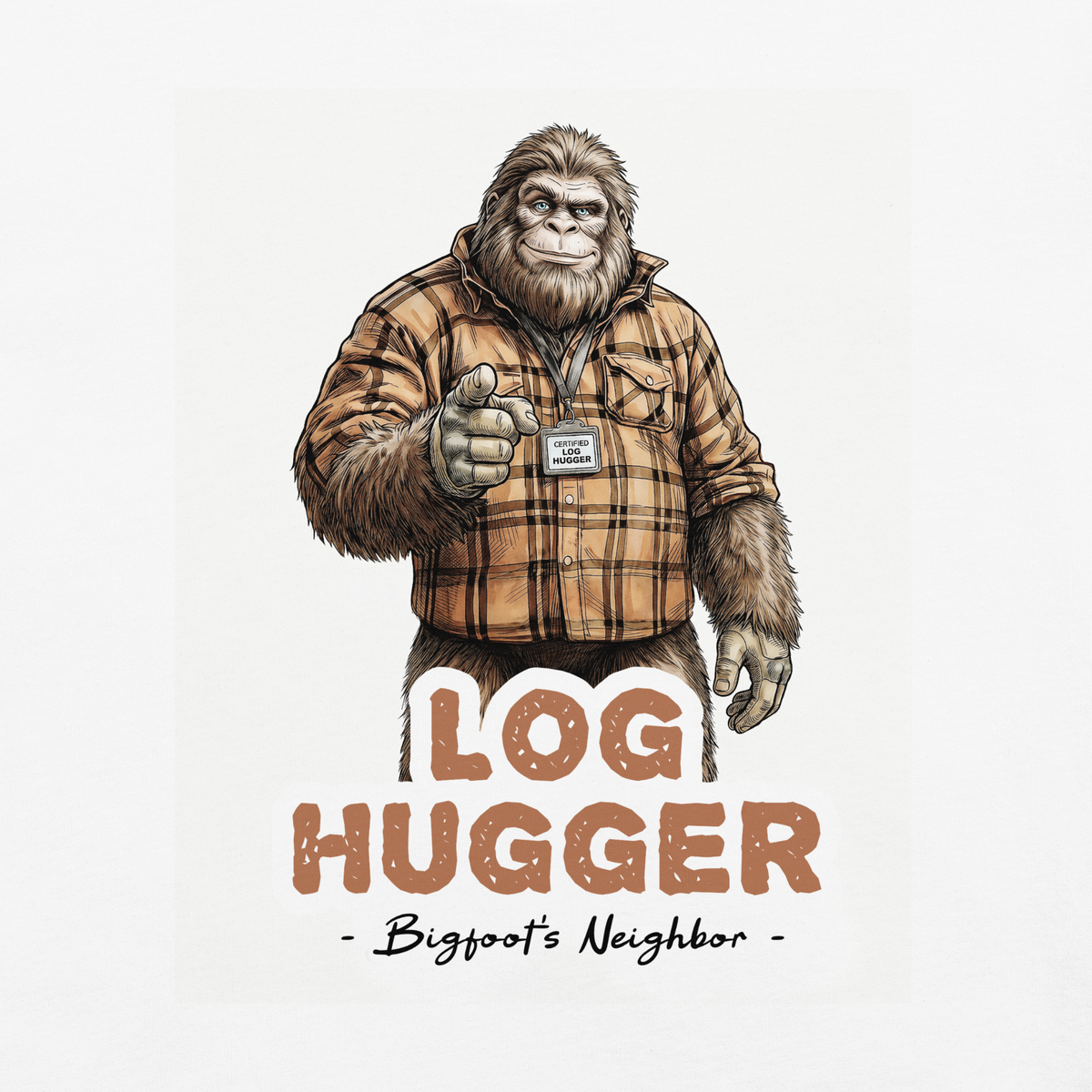 Bigfoot Shirt for Tree Huggers | Respect the Rings
