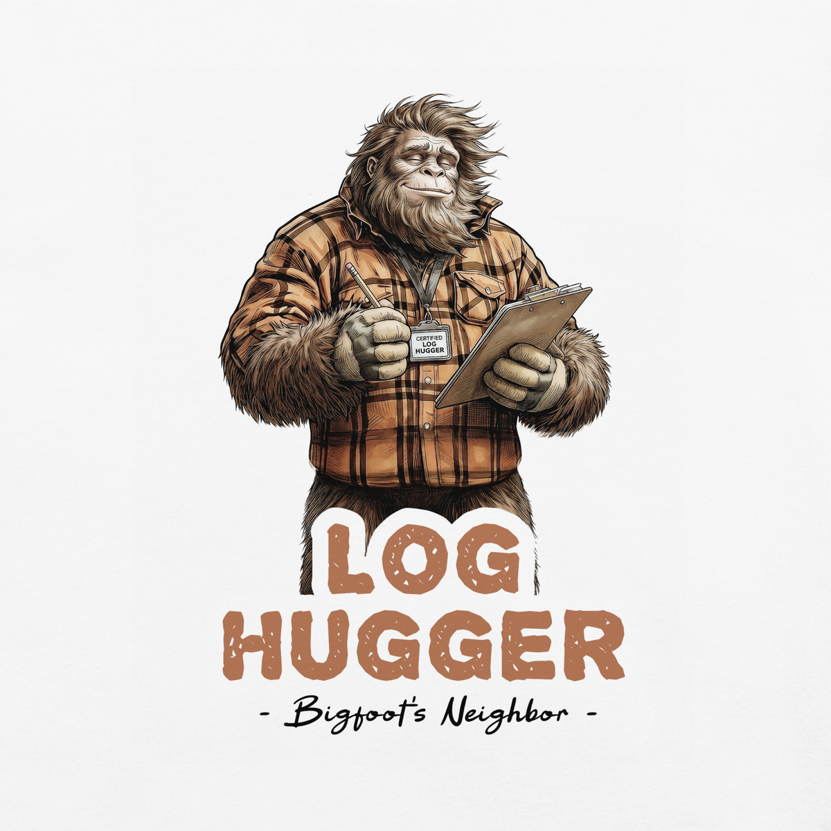 Bigfoot Shirt for Tree Huggers | Let the Breeze Untangle Your Brain
