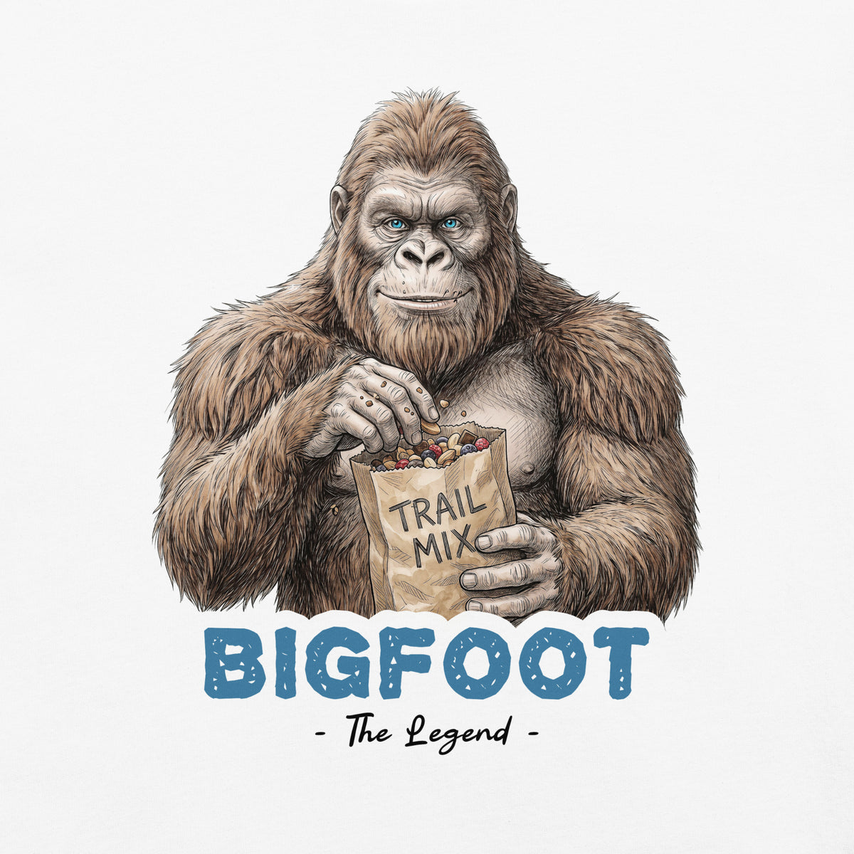 Bigfoot Shirt for Self-Doubters | Trust Your Gut and Bring Snacks