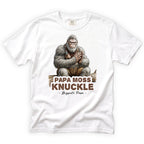 Papa Moss Knuckle T-Shirt Front Design