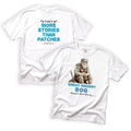 Great Granny Bog My Quilts Got More Stories Than Patches T-Shirt Front and Back Design