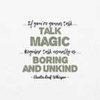 Bigfoot Shirt for Tea Lovers and Calm Souls | If You're Gonna Talk Talk Magic
