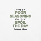 Bigfoot Shirt for Tea Lovers and Calm Souls | Worry Is a Poor Seasoning