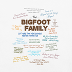 Bigfoot Shirt for Bigfoot Lovers | Family Autographed