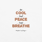 Bigfoot Shirt for Tree Huggers | Be Cool Find Peace Just Breathe