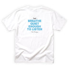 Sister Cloudgazer Breathe Quiet Enough to Listen Quote Back Design