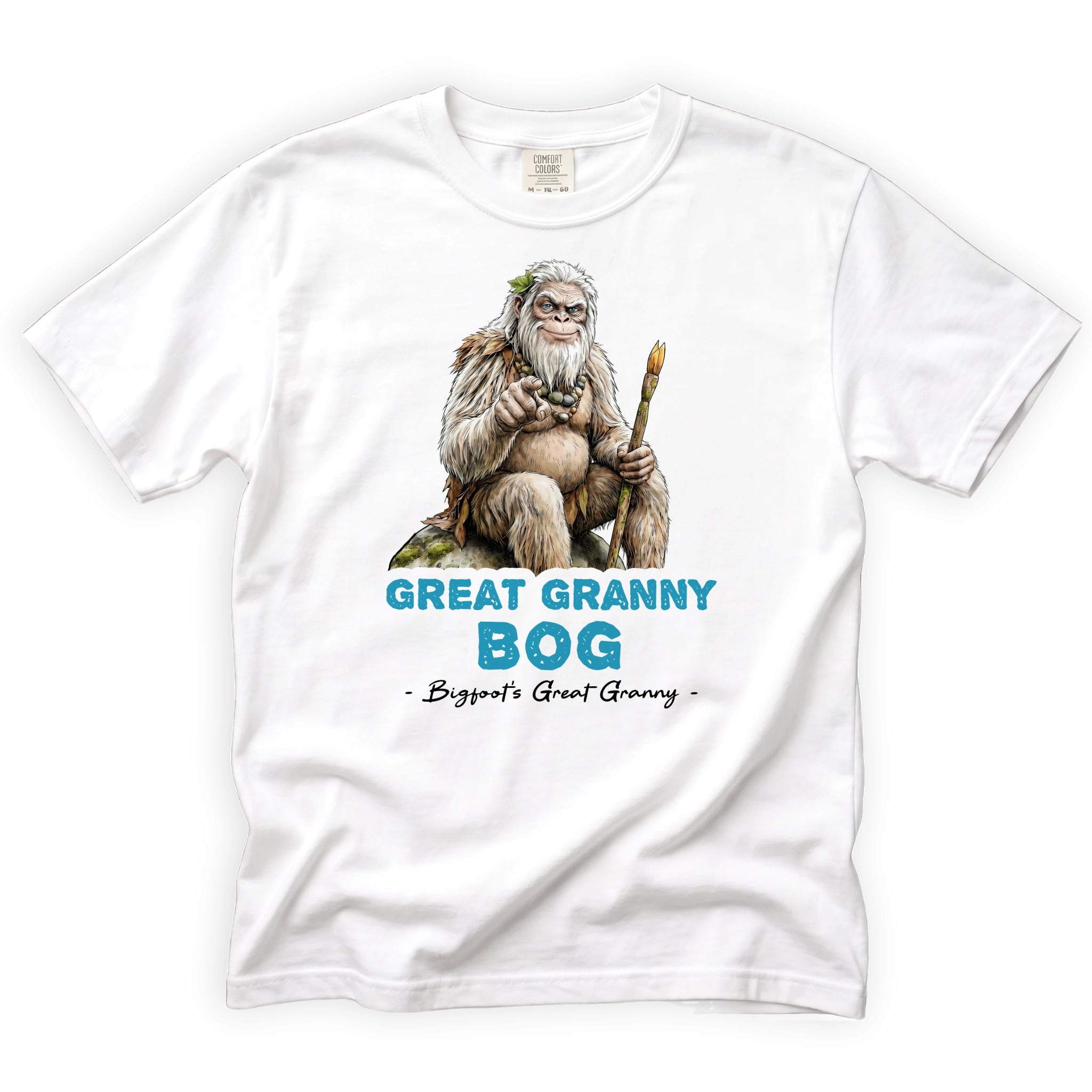 Great Granny Bog T-Shirt Front Design