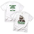 Great Gramps Treepaw My Knees Knew Before the Sky Did T-Shirt Front and Back Design