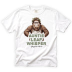 Auntie Leaf Whisper Bigfoot T-Shirt Front Design