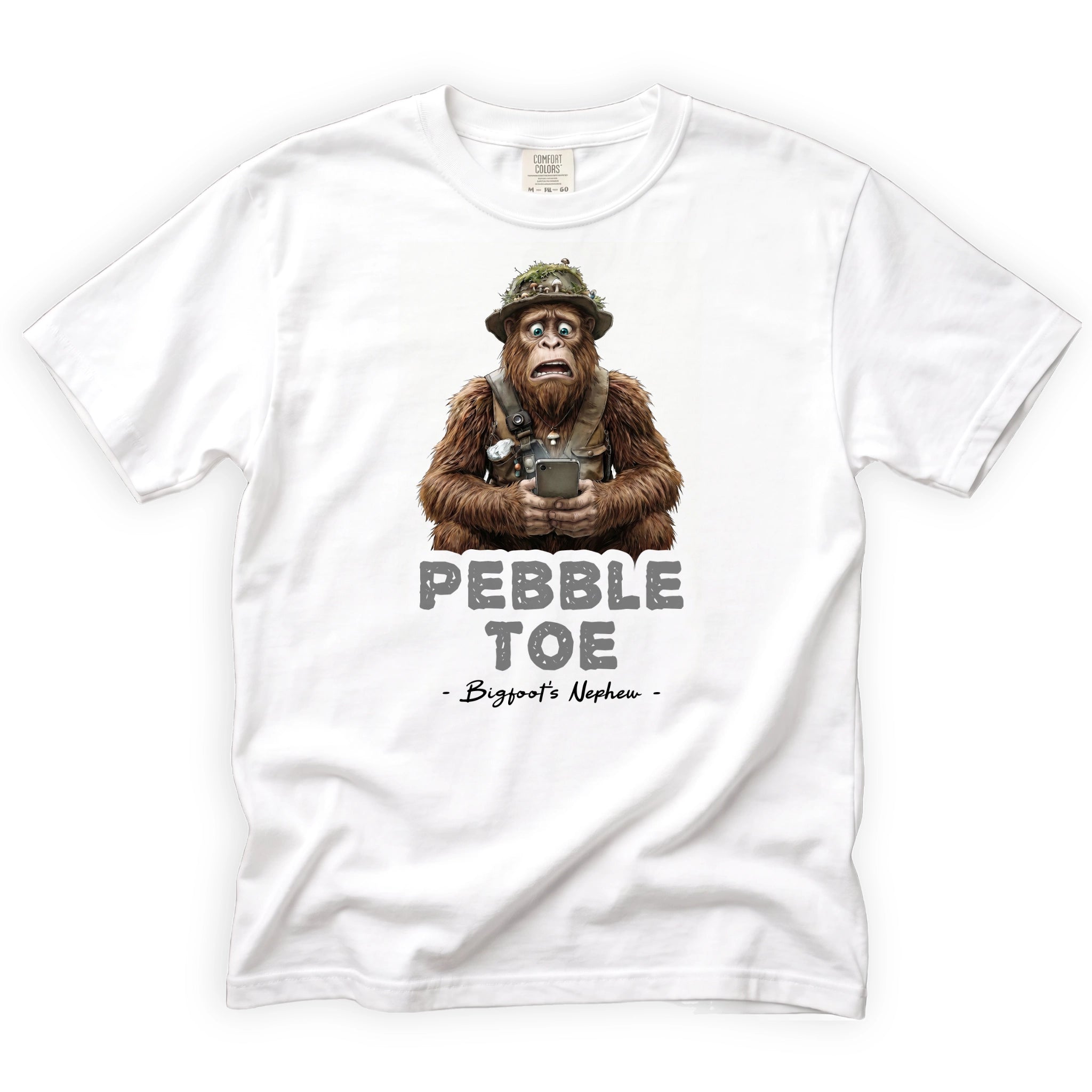 Nephew Pebble-Toe T-Shirt Front Design