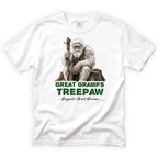 Great Gramps Treepaw T-Shirt Front Design