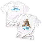 Sister Cloudgazer Let Your Feelings Float Like Mist T-Shirt Front and Back Design