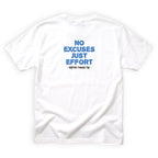 Brother Thunder-Toe No Excuses Just Effort Quote Back Design