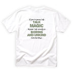 Auntie Leaf Whisper If You're Gonna Talk Talk Magic Quote Back Design