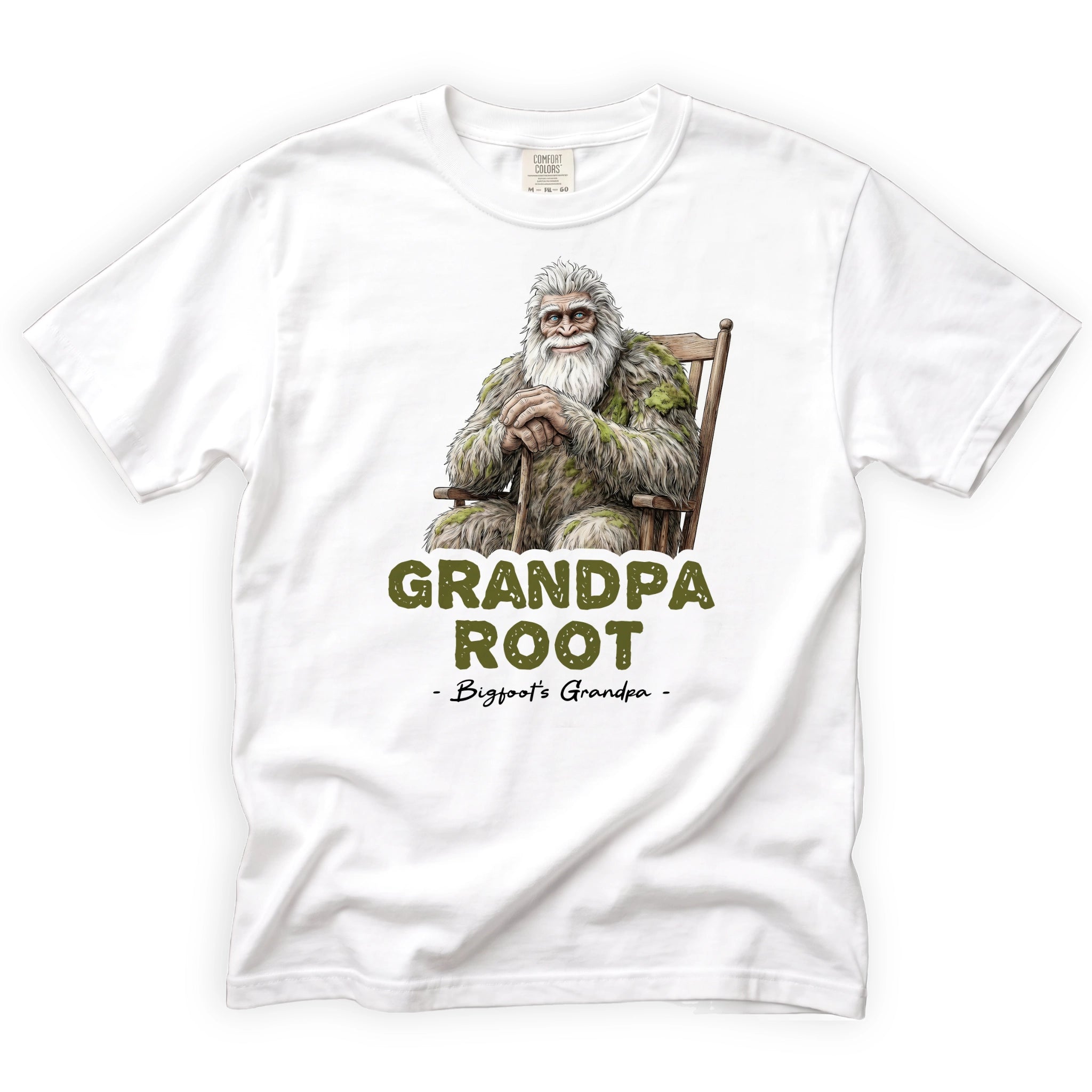 Grandpa Root T-Shirt Front Design