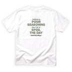 Auntie Leaf Whisper Worry Is a Poor Seasoning Quote Back Design