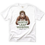 Auntie Leaf Whisper Bigfoot T-Shirt Front Design
