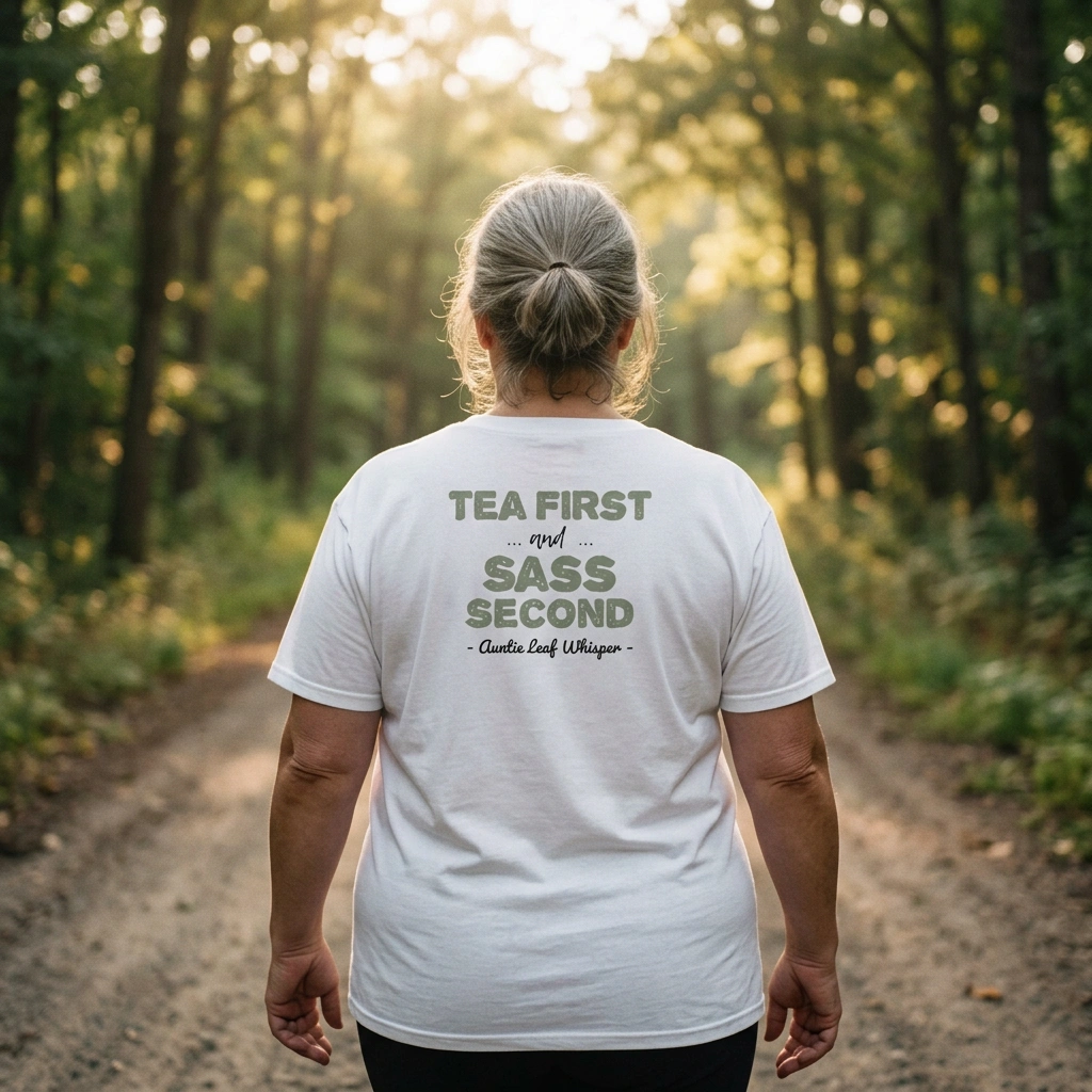Bigfoot Shirt for Tea Lovers and Calm Souls | Tea First Sass Second
