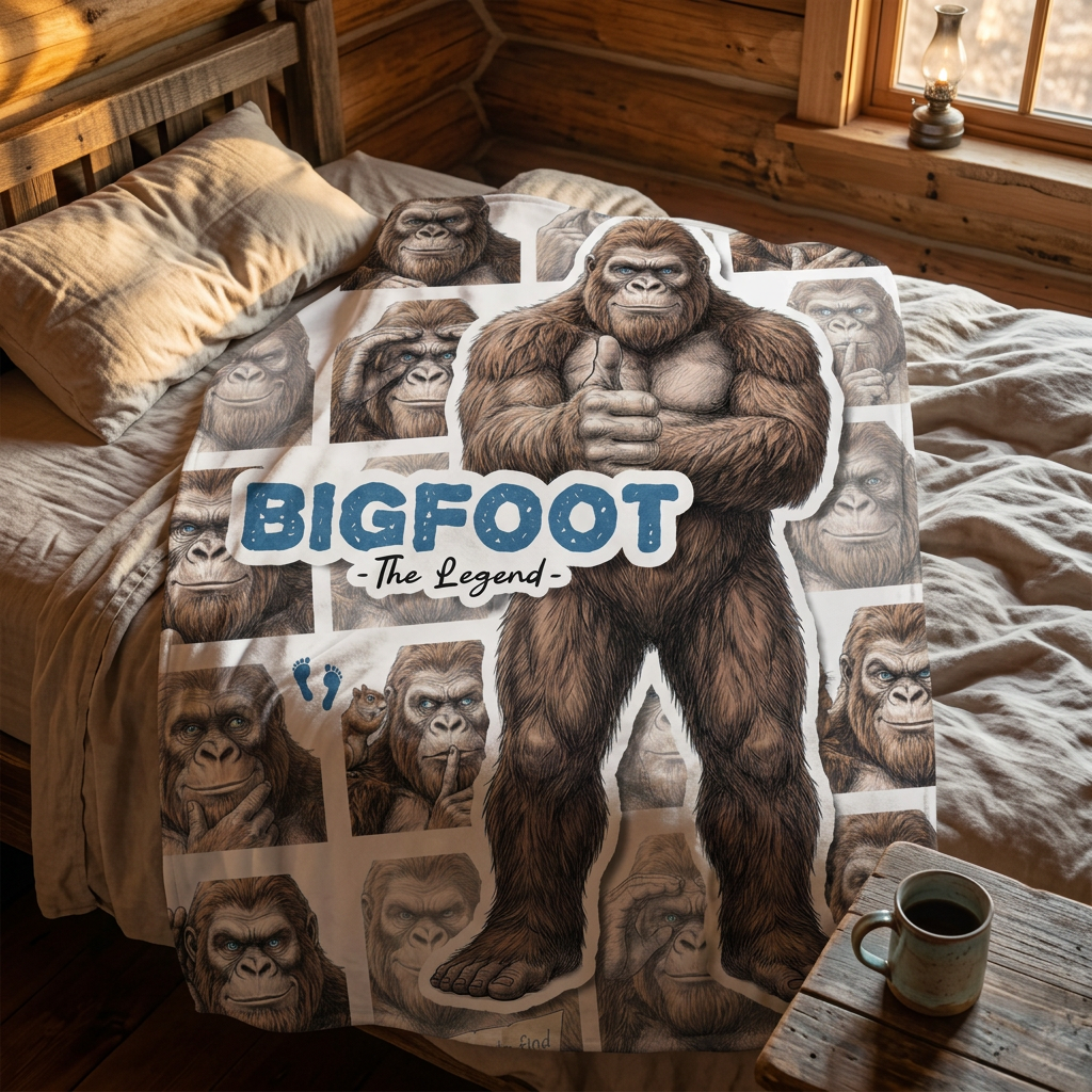Bigfoot Sherpa Blanket | The Legend