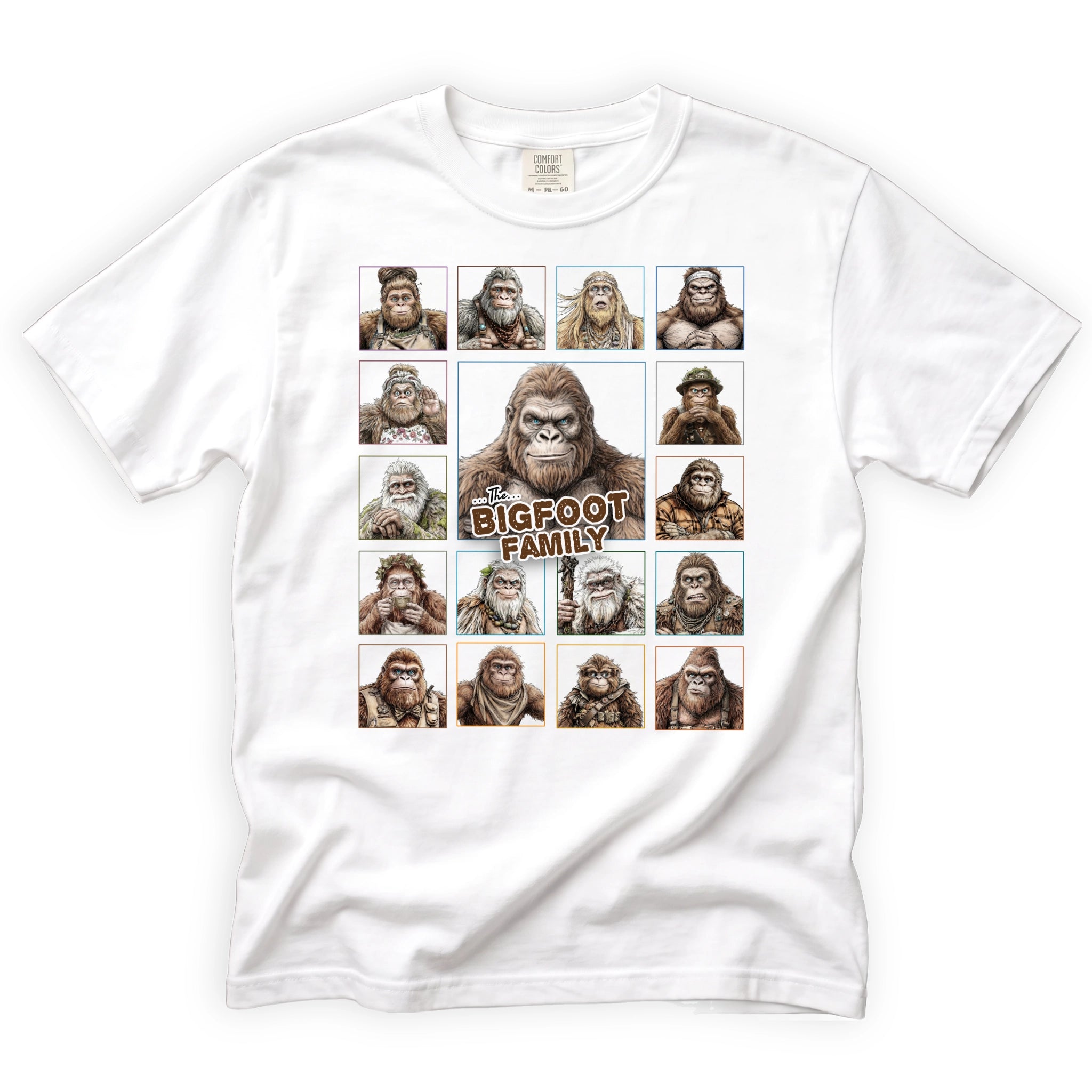 Bigfoot Family Portrait Front Design