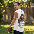 Bigfoot Baseball Jersey | Neighbor Log Hugger – Official Forest League