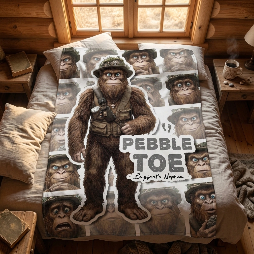 Bigfoot Sherpa Blanket | Nephew Pebble-Toe