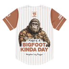 T-shirt with a Bigfoot graphic and text on a white background