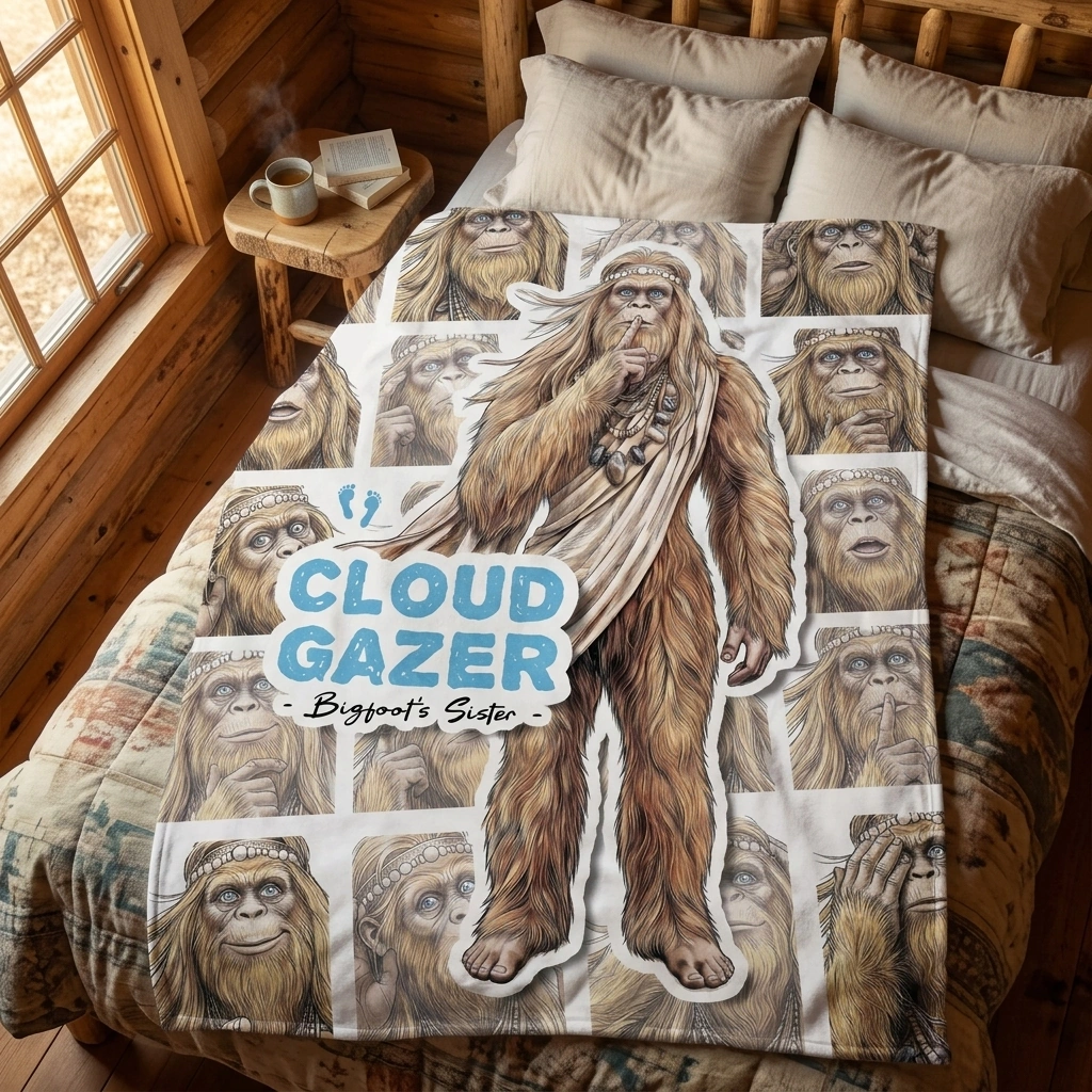 Bigfoot Sherpa Blanket | Sister Cloudgazer