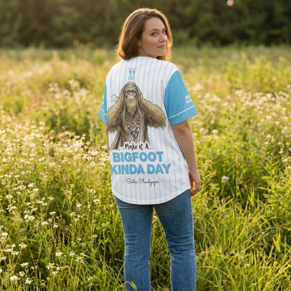 Bigfoot Baseball Jersey | Sister Cloudgazer – Official Forest League