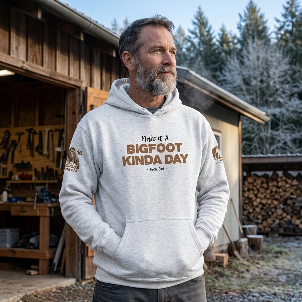 Bigfoot Hoodie | Uncle Burl – Official Forest League