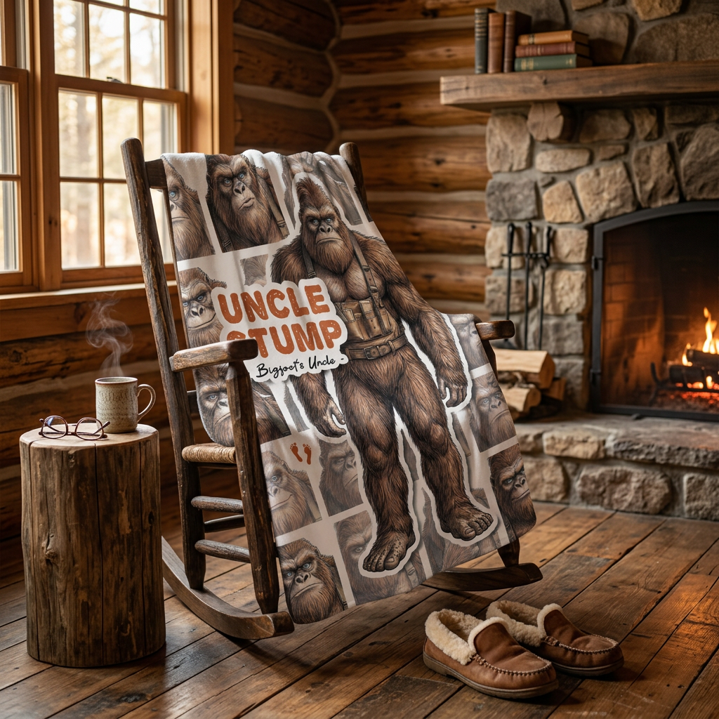 Bigfoot Sherpa Blanket | Uncle Stump