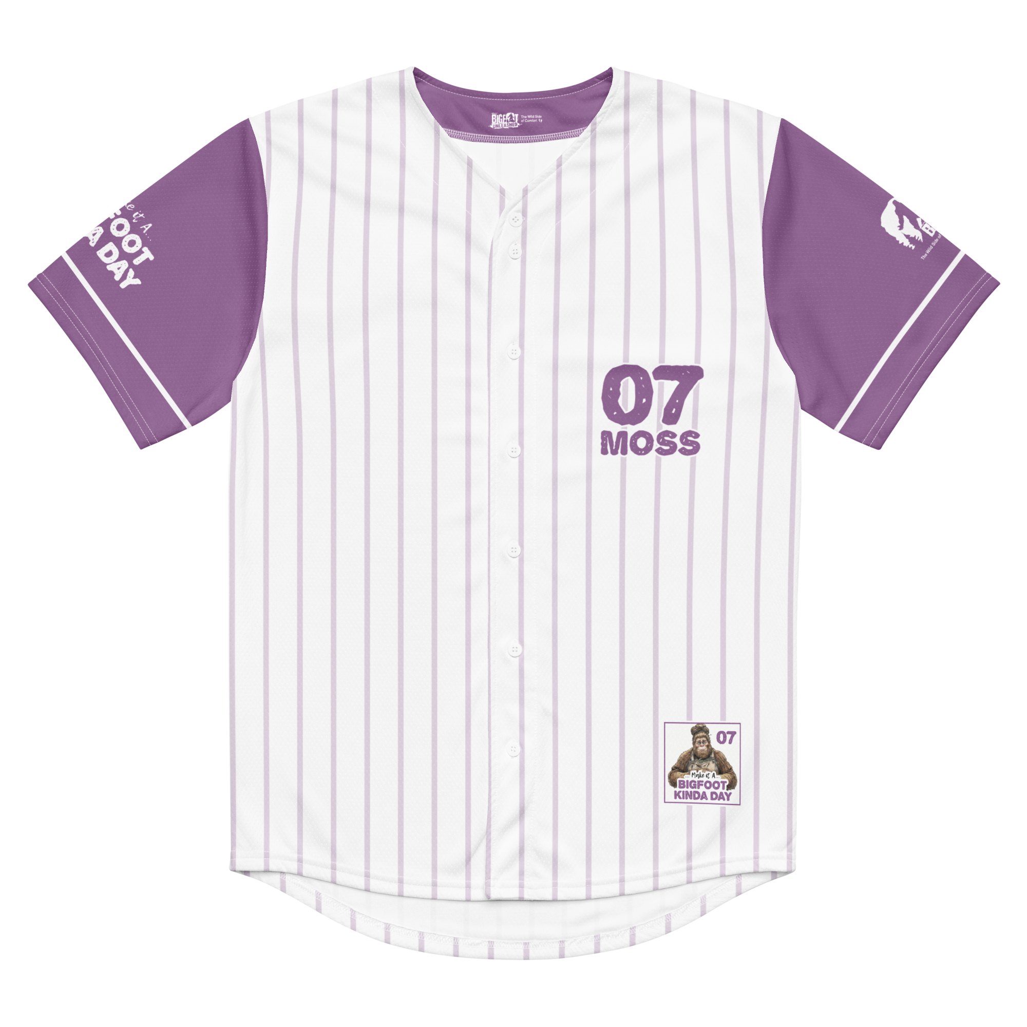 Official Forest League Jersey | #07 Moss | Make It a Bigfoot Kinda Day | Bigfoot Unleashed