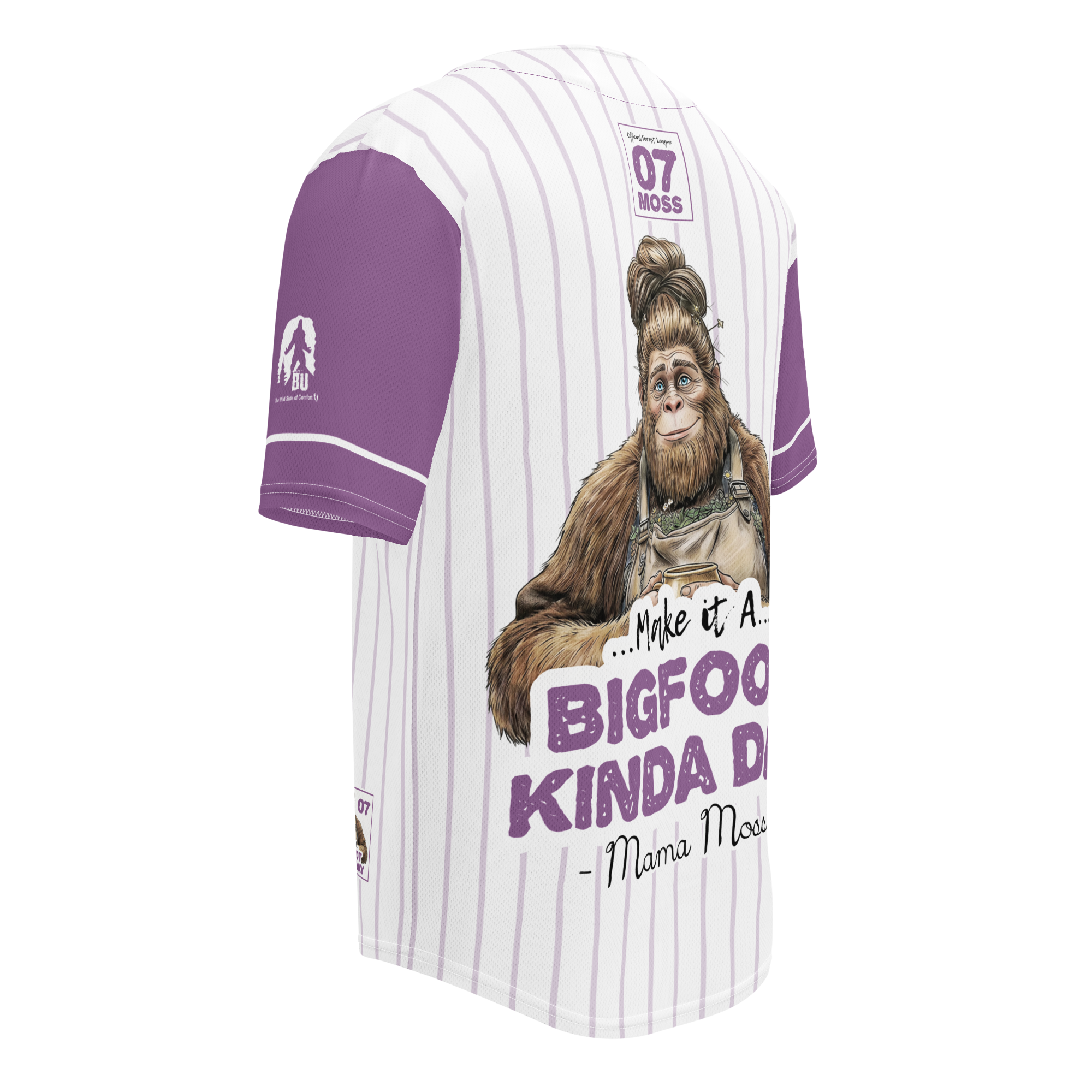 Official Forest League Jersey | #07 Moss | Make It a Bigfoot Kinda Day | Bigfoot Unleashed