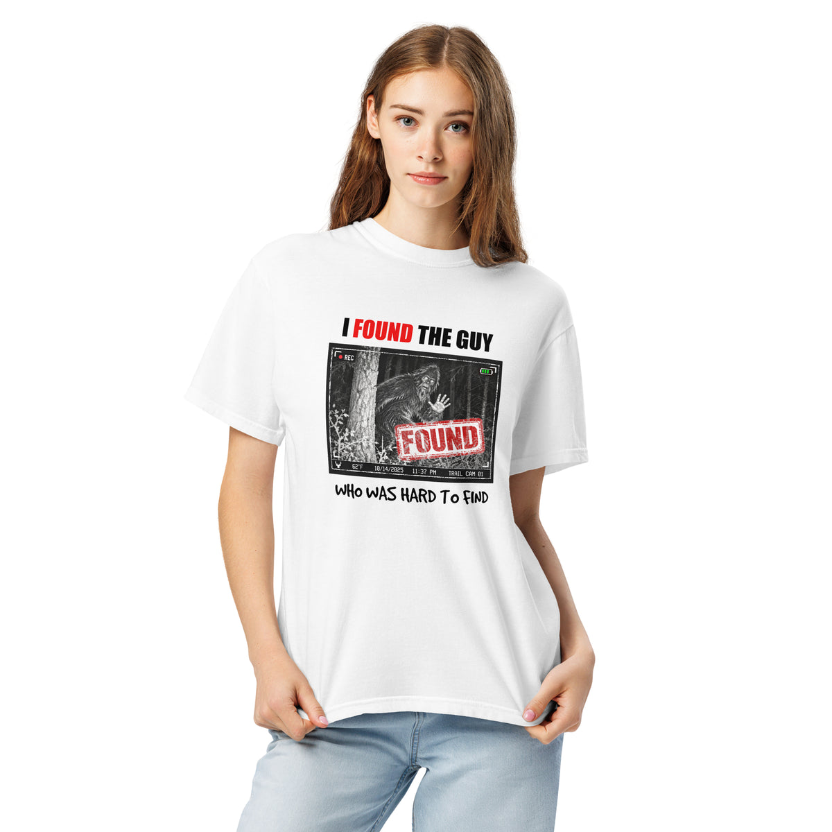 Bigfoot Couple T-Shirt | I Found the Guy Who Was Hard to Find