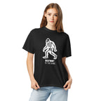 Bigfoot Skeleton T-Shirt | Bigfoot to the Bone — Black