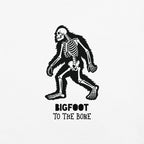 Skeleton Bigfoot T-Shirt | Bigfoot to the Bone — White