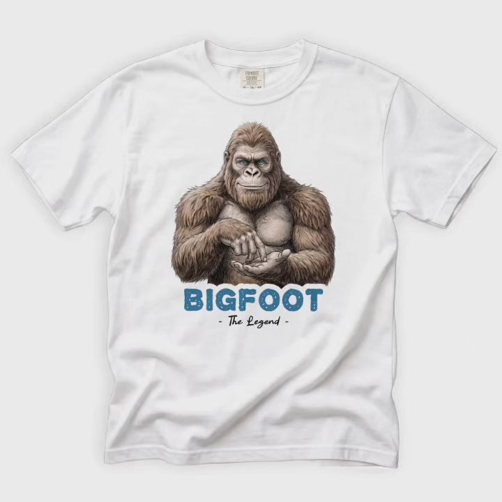 Bigfoot Shirt for Self-Doubters | Mud Happens Keep Walkin'