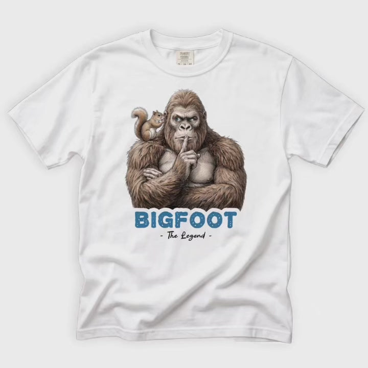 Bigfoot Shirt for Self-Doubters | Even the Woods Need Quiet Sometimes