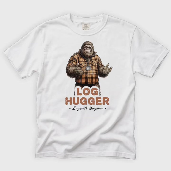 Bigfoot Shirt for Tree Huggers | Just Breathe Be Kind Hug a Tree or Two