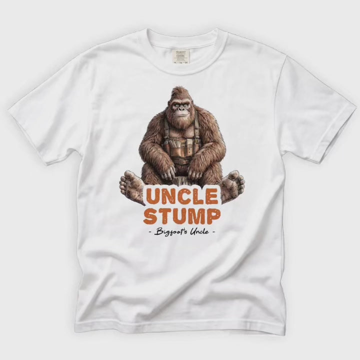 Bigfoot Shirt for No-Nonsense People | Work's Done. Now We Sit.