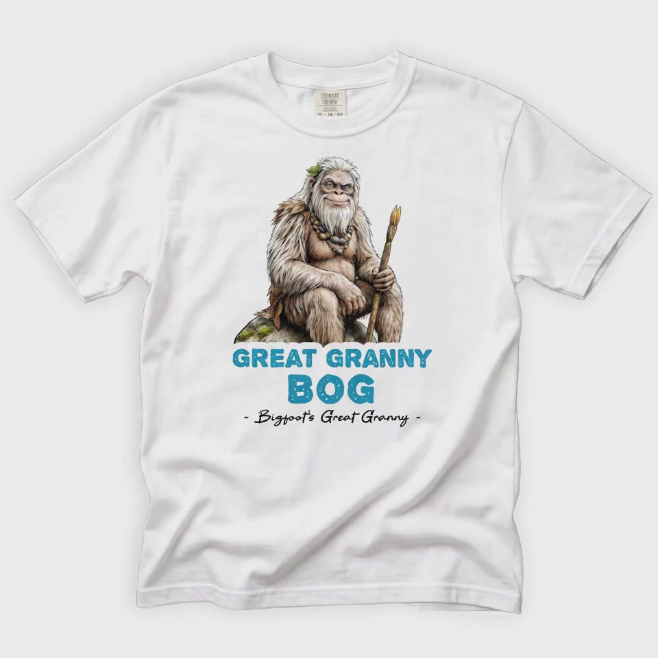 Bigfoot Shirt for Sassy Grandmas | I Don't Bite Unless You're Rude