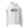 Front view of Official Forest League #00 Great Gramps Treepaw white heather relaxed hoodie with forest-green character artwork and number details.
