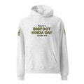 Front view of Official Forest League #05 Grandpa Root white heather relaxed hoodie