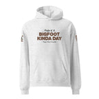 Front view of Official Forest League #10 Papa Moss Knuckle white heather relaxed hoodie
